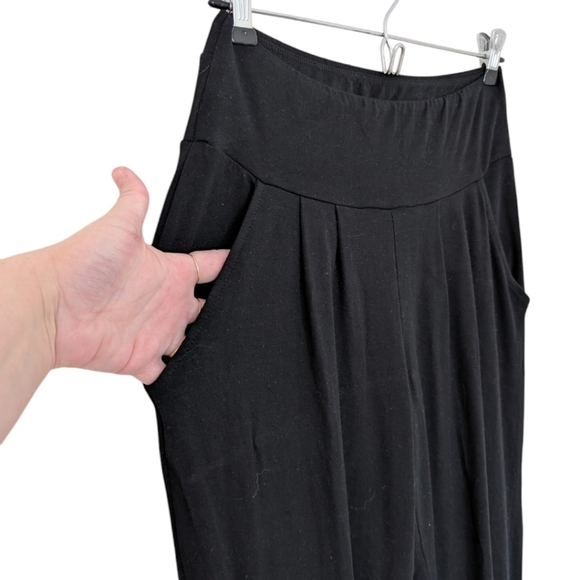 Encircled The Dressy Sweatpant Womens XS Stretch Pull On Elastic Waist Black - Picture 6 of 16